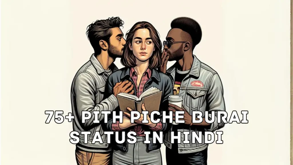 75+ Pith Piche Burai Status in Hindi