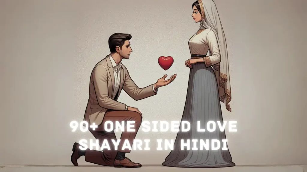 90+ One Sided Love Shayari in Hindi