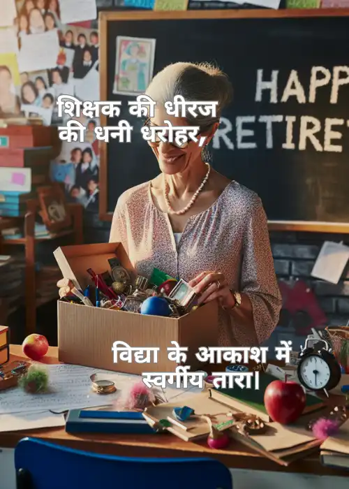 90+ Retirement Shayari For Teacher in Hindi शिक्षकों के लिए