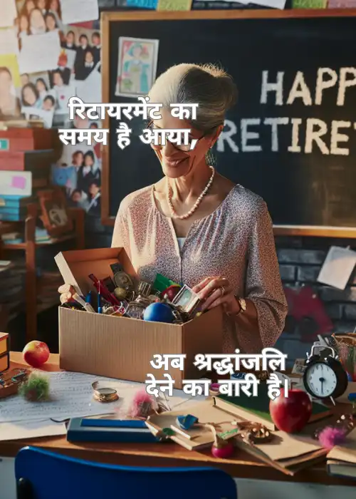 90+ Retirement Shayari For Teacher