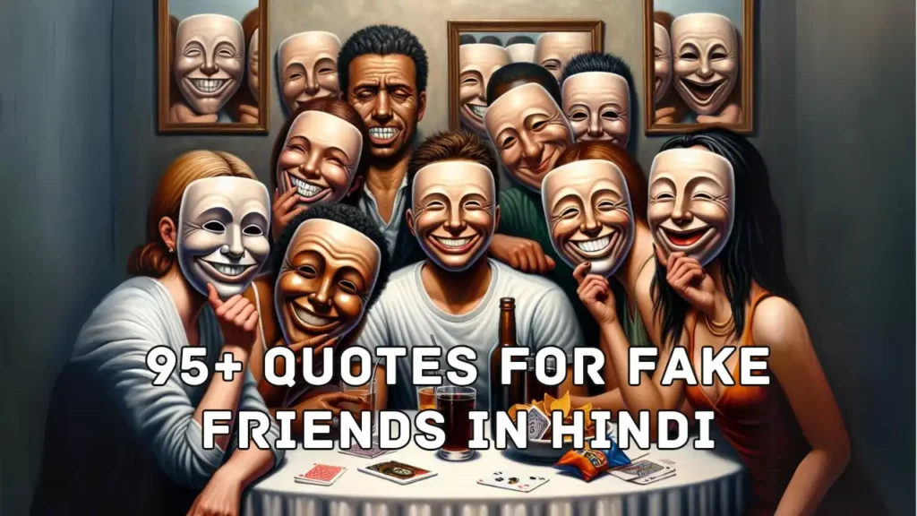 95+ Quotes For Fake Friends in Hindi