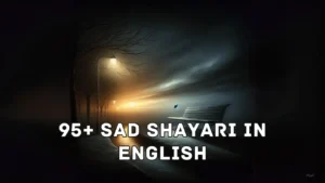 95+ Sad Shayari in English