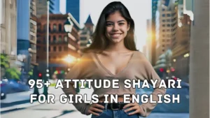 attitude shayari for girls in english